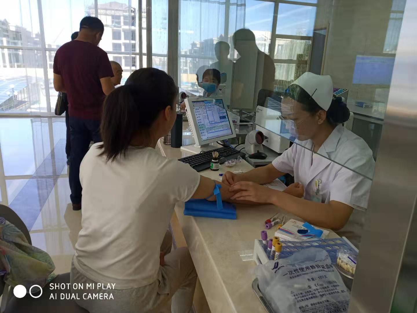 鄂尔多斯健康体检（管理）体检中心—3套全自动智能采血管理系统正式上线